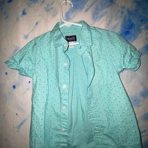 Button down summer tee.